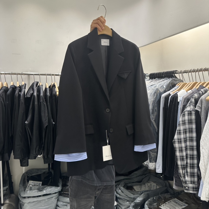 BLUEI-D/N SHARP東大門實拍女士新品真品時尚西裝西服Blue i-d/N SHARP西裝/西服圖色3黑色