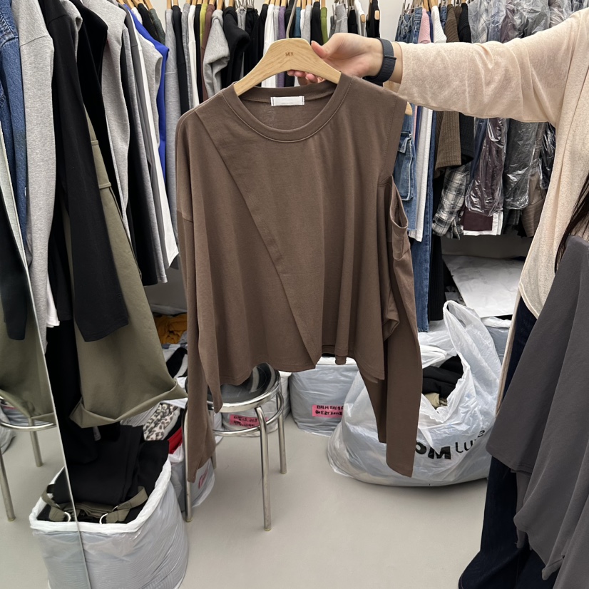 MIX韓國直郵女士新款推薦人氣熱賣休閑真品時尚長袖T恤MIX長袖T恤圖色3