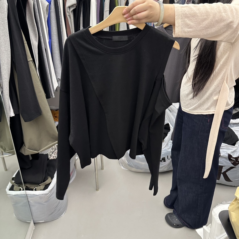 MIX韓國直郵女士新款推薦人氣熱賣休閑真品時尚長袖T恤MIX長袖T恤圖色4