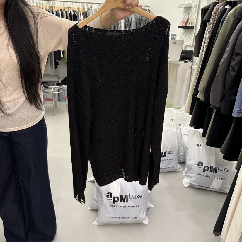 MIX韓國直郵女士新品推薦休閑熱賣人氣時尚真品針織衫復古MIX針織衫圖色3
