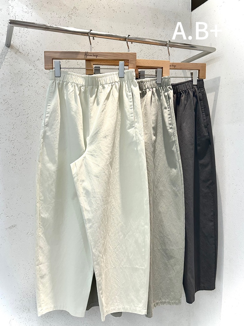 AUTUMN BEIGE韓國代購女裝新品休閑熱賣時尚推薦真品休閑褲AUTUMN BEIGE休閑褲