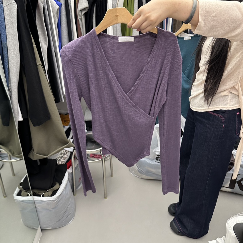 MIX東大門直郵女裝新款熱賣真品人氣休閑時尚推薦長袖T恤MIX長袖T恤圖色1