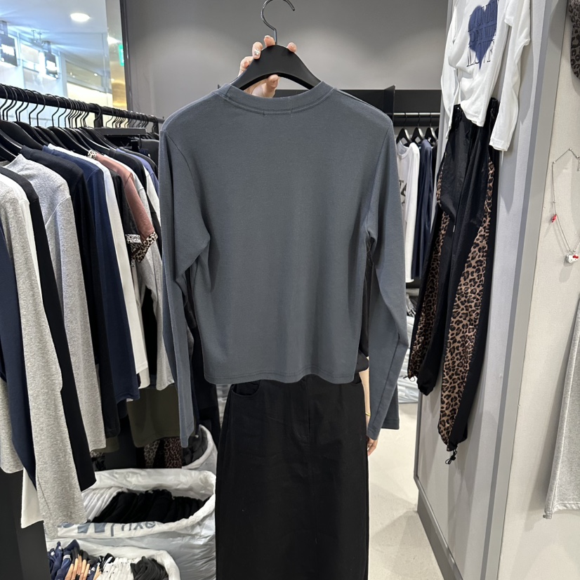 CIDO東大門實拍女士新款人氣時尚休閑推薦熱賣真品長袖T恤Cido長袖T恤