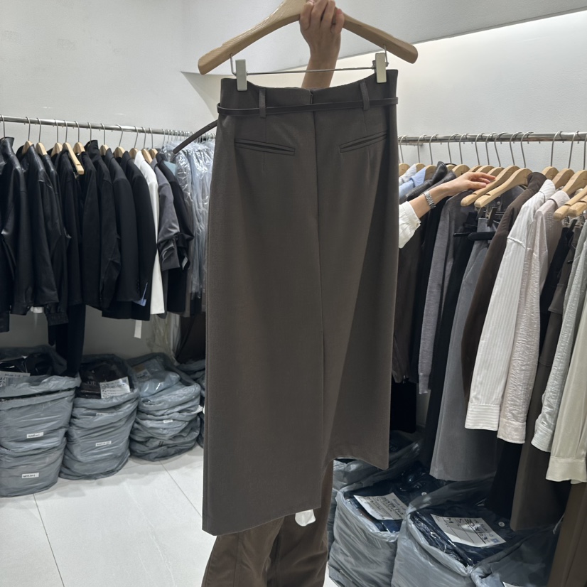 BLUEI-D/N SHARP東大門代購女裝新品真品長裙不含腰帶Blue i-d/N SHARP長裙