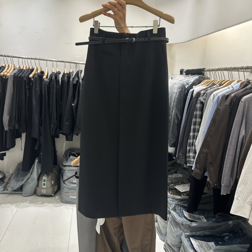 BLUEI-D/N SHARP東大門代購女裝新品真品長裙不含腰帶Blue i-d/N SHARP長裙圖色3