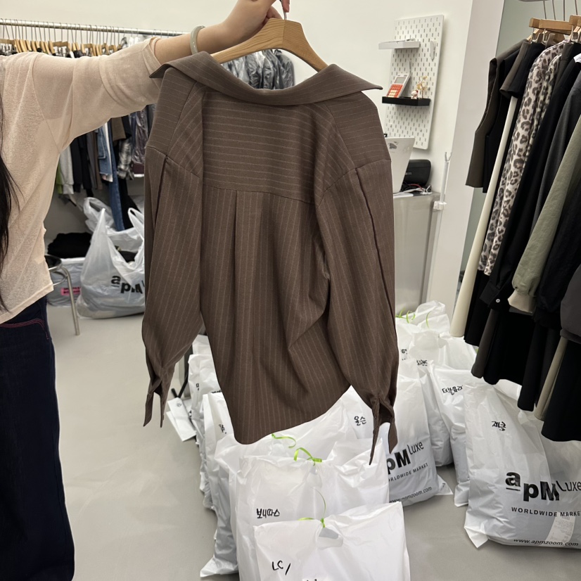 MIX韓國代購女士新品真品時尚推薦熱賣人氣休閑襯衫蕾絲衫MIX襯衫/蕾絲衫