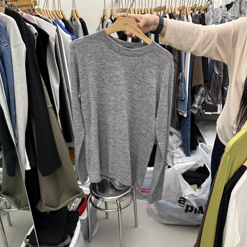 MIX韓國代購女裝新品熱賣休閑時尚推薦人氣真品長袖T恤MIX長袖T恤圖色3