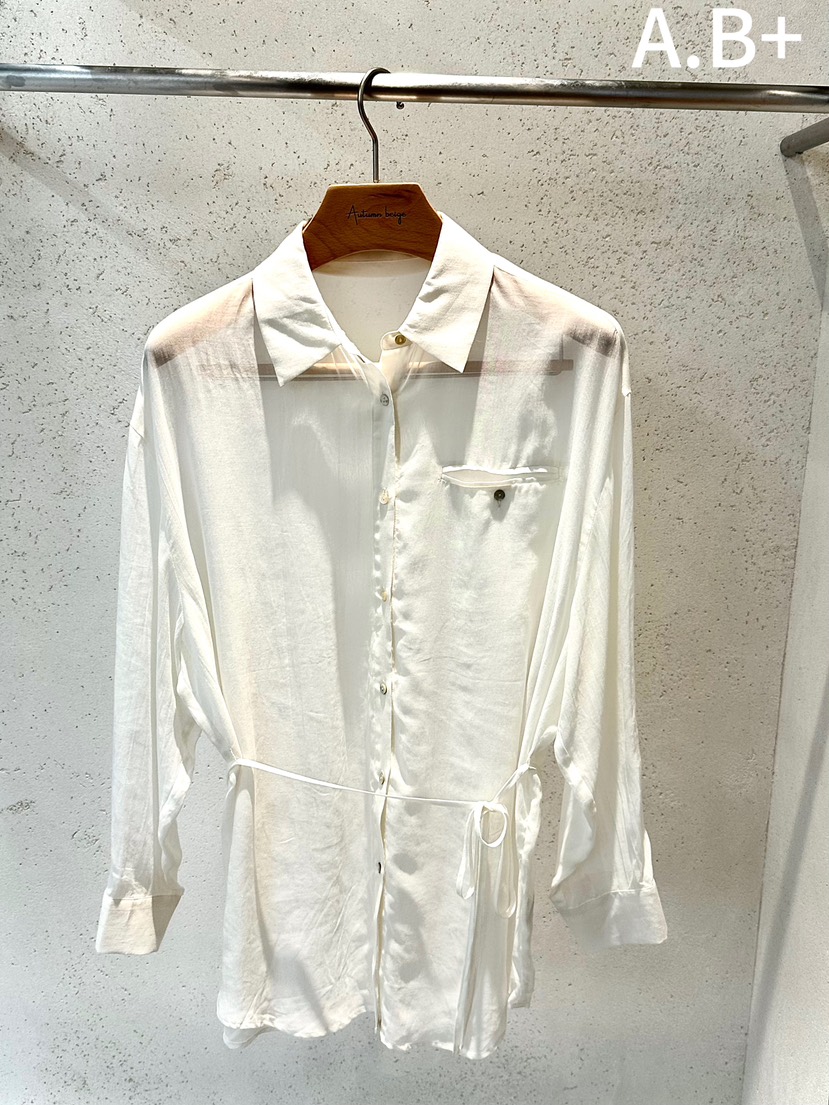 AUTUMN BEIGE東大門代購女裝新品真品推薦襯衫蕾絲衫含繩AUTUMN BEIGE襯衫/蕾絲衫圖色1