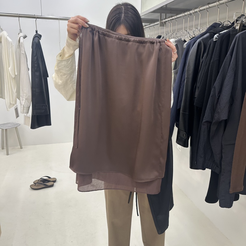 PREV.東大門直郵女士新品真品時尚半身裙中短裙里外穿緞面PREV.半身裙/中短裙