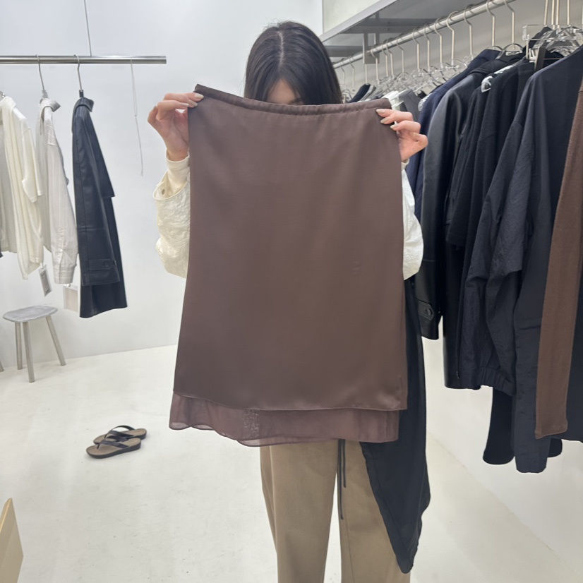 PREV.東大門直郵女士新品真品時尚半身裙中短裙里外穿緞面PREV.半身裙/中短裙
