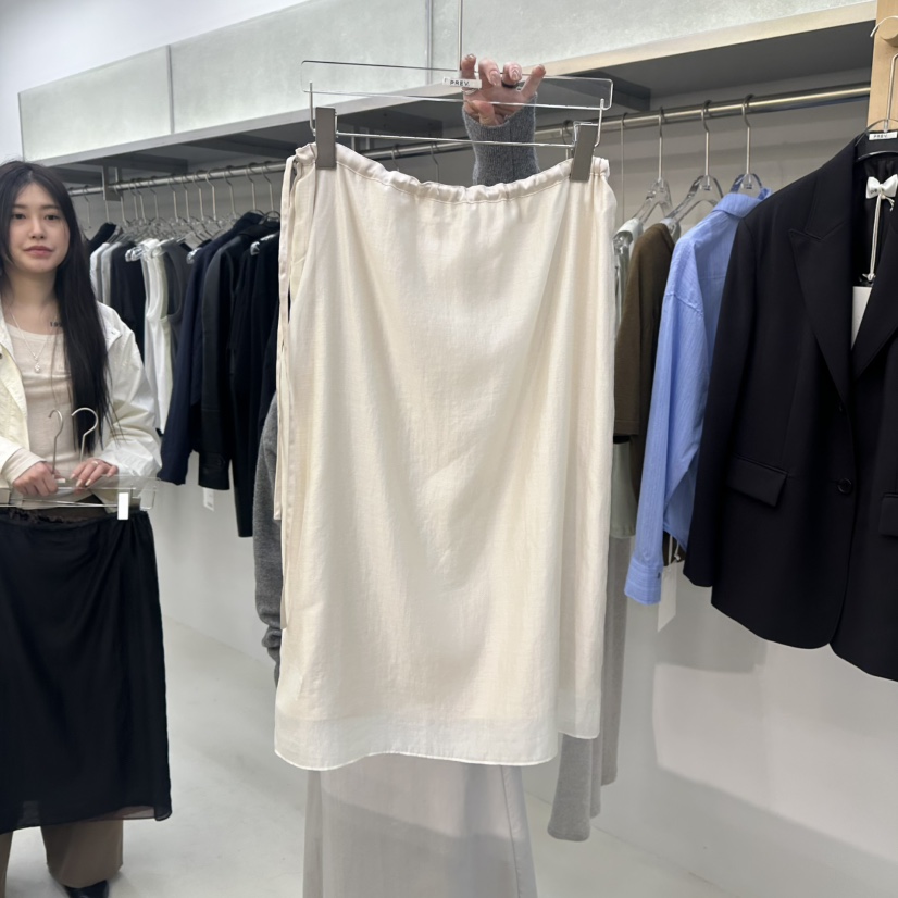 PREV.東大門直郵女士新品真品時尚半身裙中短裙里外穿緞面PREV.半身裙/中短裙圖色1