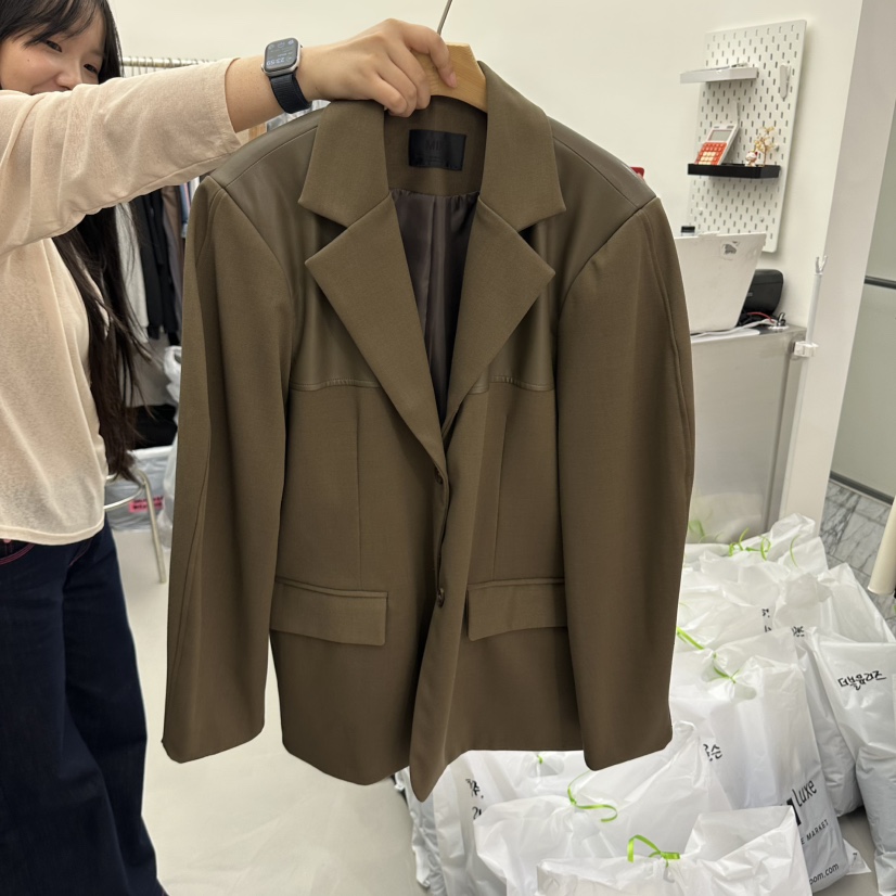 MIX東大門代購女士新品推薦休閑熱賣真品人氣時尚西裝西服MIX西裝/西服圖色1