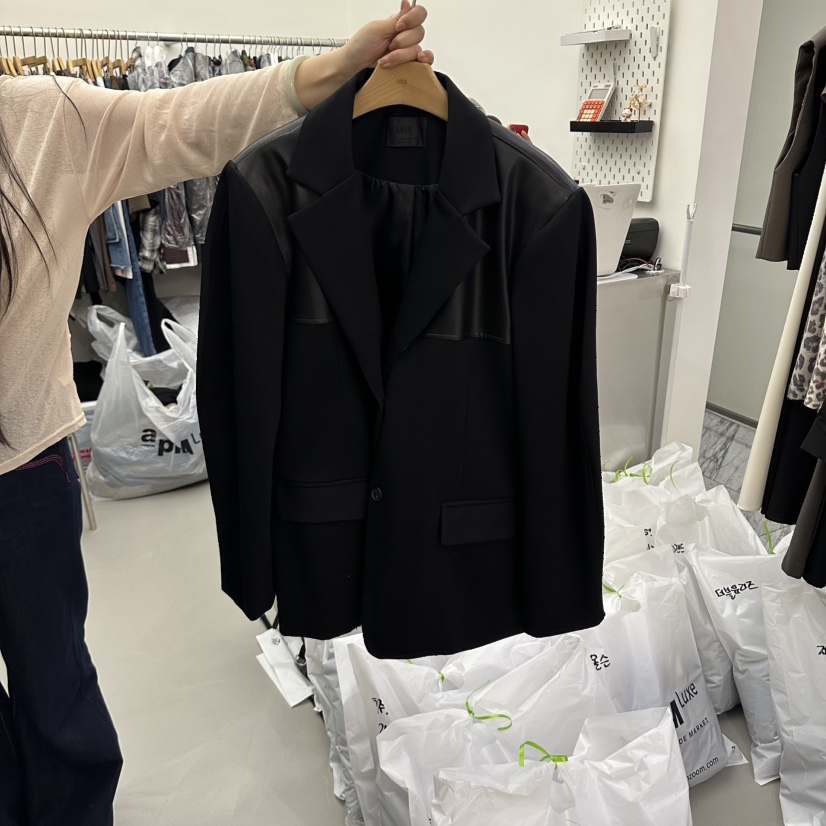 MIX東大門代購女士新品推薦休閑熱賣真品人氣時尚西裝西服MIX西裝/西服圖色2
