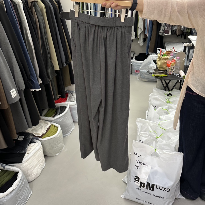 MIX東大門直郵女裝新品熱賣真品休閑推薦人氣休閑褲含腰帶MIX休閑褲