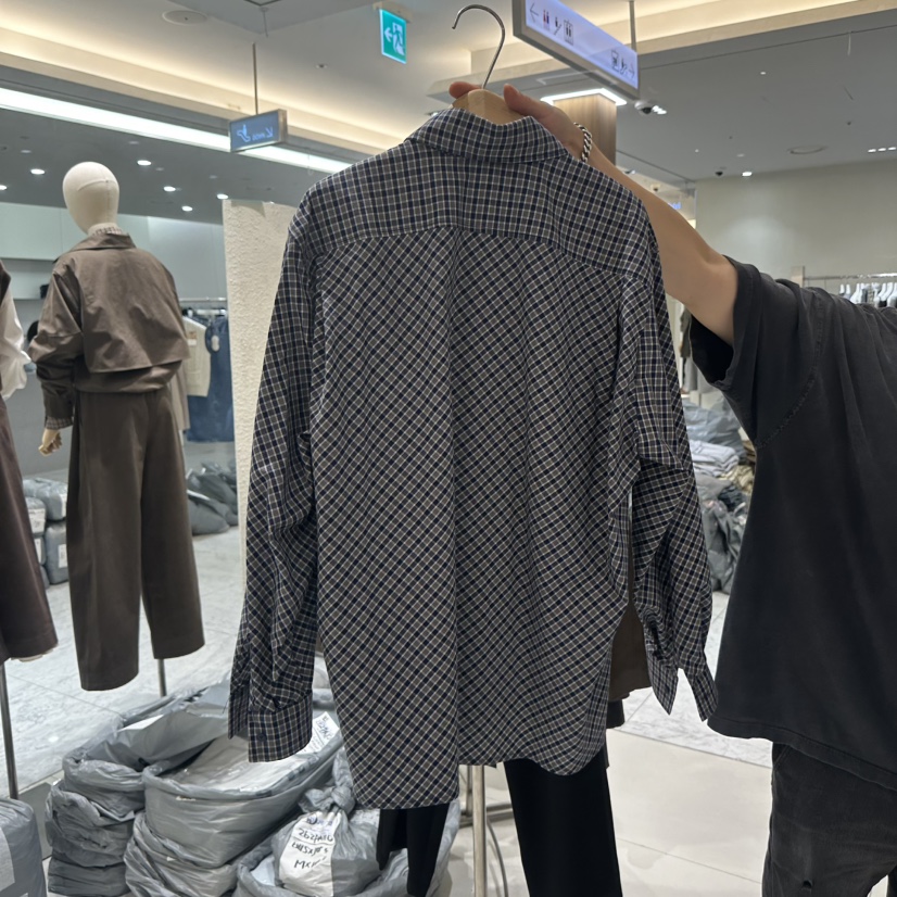 BLUEI-D/N SHARP韓國直郵女士新品推薦時尚襯衫蕾絲衫Blue i-d/N SHARP襯衫/蕾絲衫
