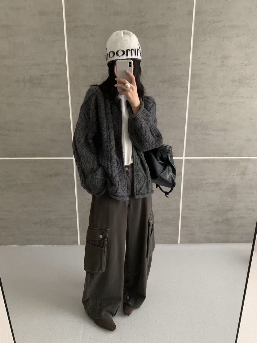 BONHEUR東大門實拍女裝新款真品人氣休閑熱賣推薦時尚毛衣BONHEUR毛衣