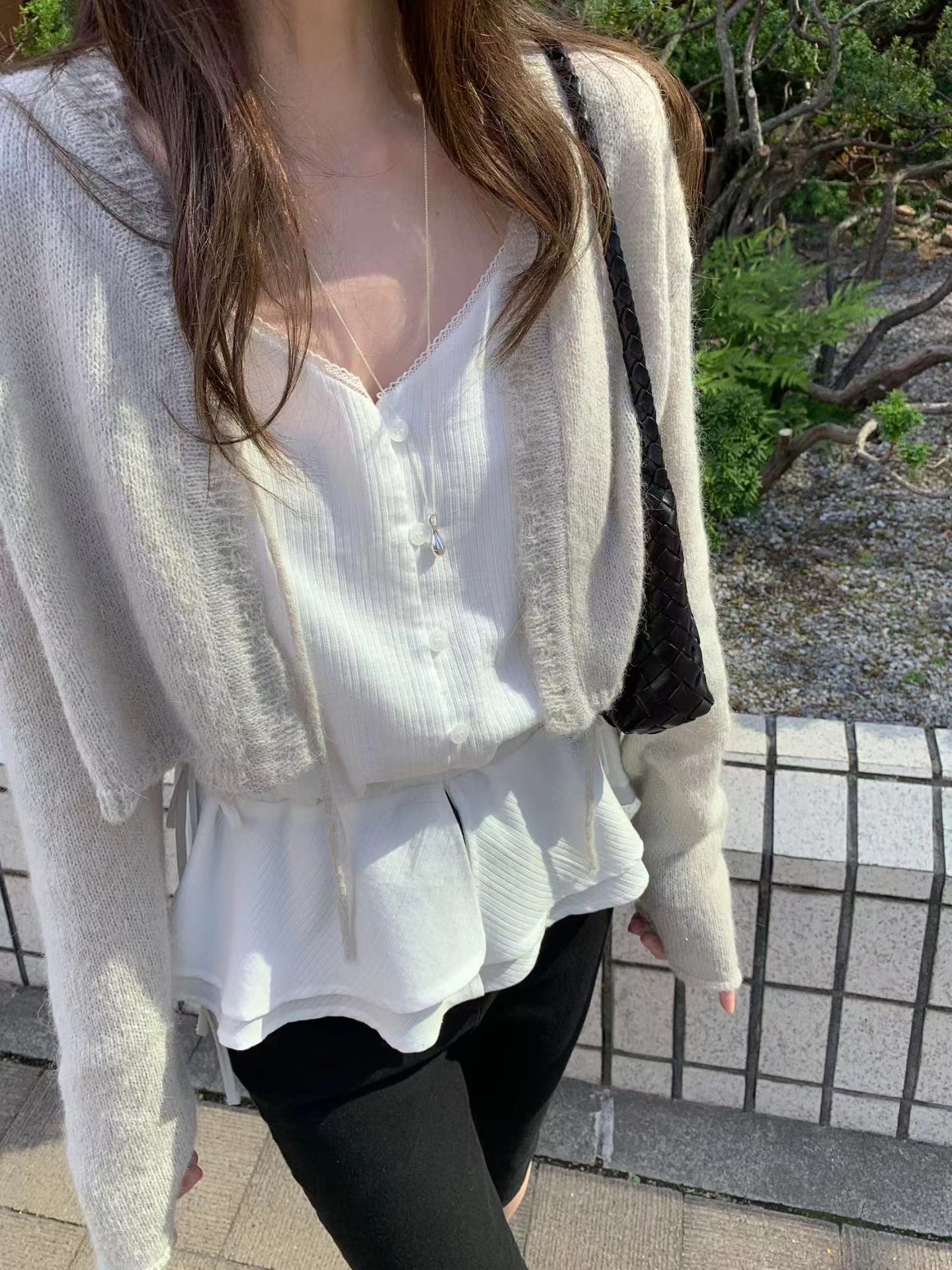 MELLOUNGE-멜라운지-T韓國直郵女士新款真品推薦吊帶背心MELLOUNGE-2件起吊帶/背心