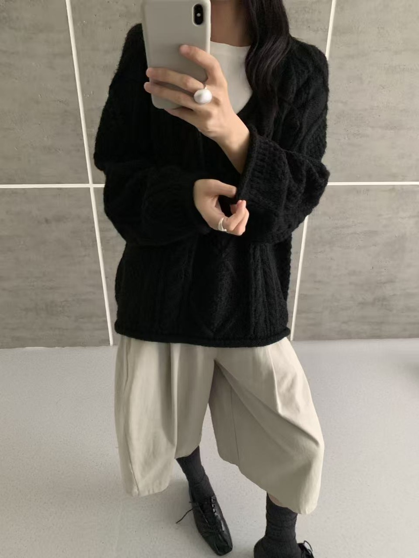 BONHEUR東大門實拍女士新款時尚真品推薦休閑熱賣人氣針織衫BONHEUR針織衫