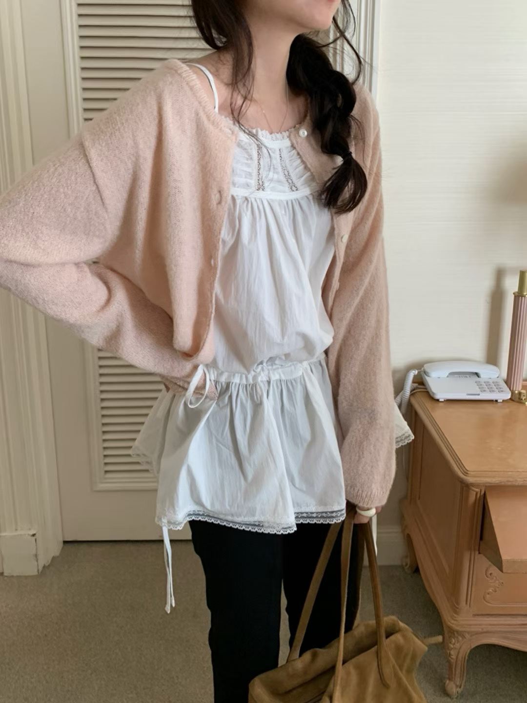PYT-ot東大門代購女士新款時尚休閑熱賣真品人氣職業針織衫pretty young thing針織衫圖色1