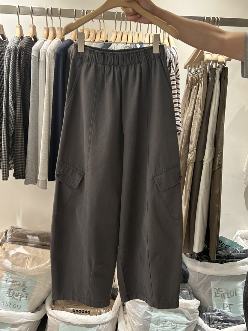 PEPPER-L東大門代購女裝新品休閑人氣時尚推薦休閑褲口袋PEPPER休閑褲