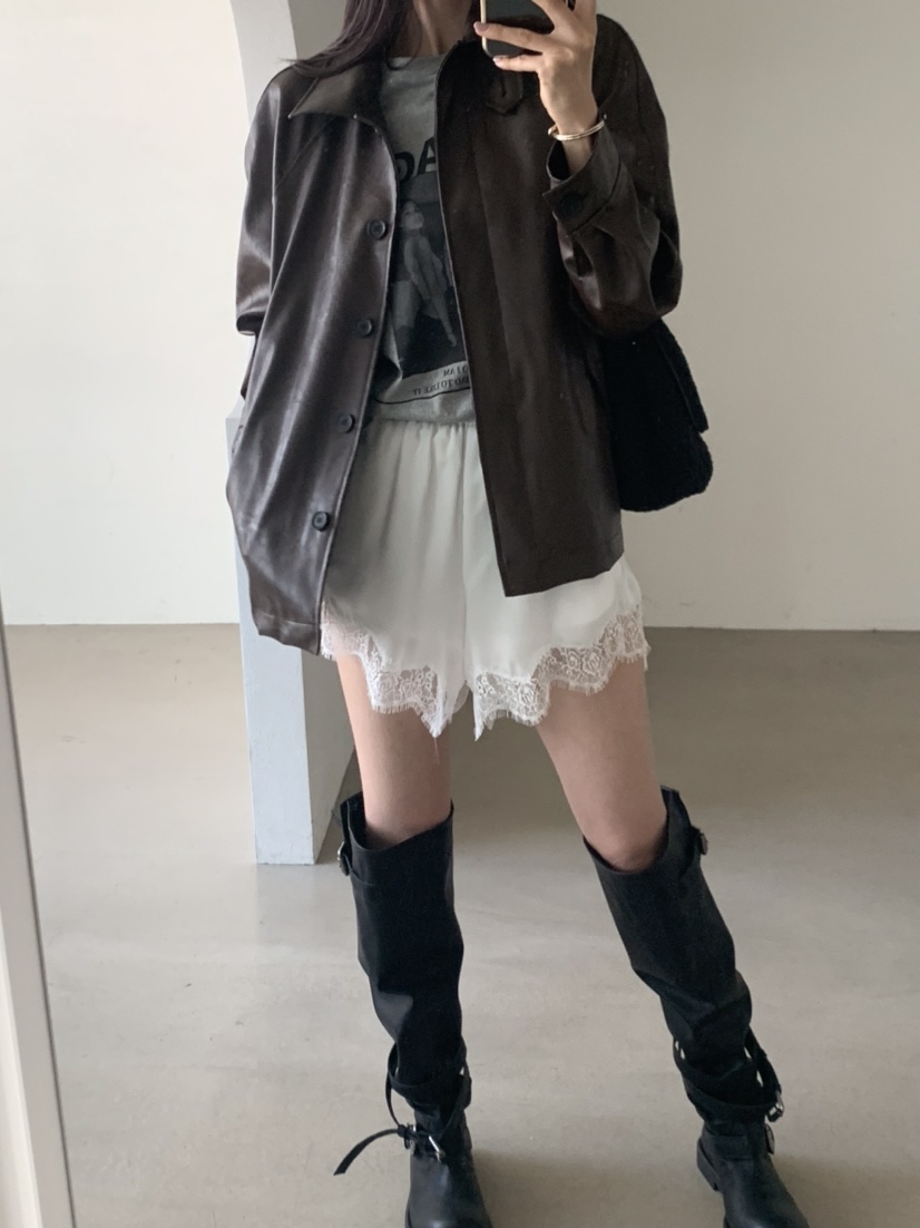 VERANDA東大門實拍女士新品推薦時尚休閑熱賣真品人氣皮衣VERANDA皮衣