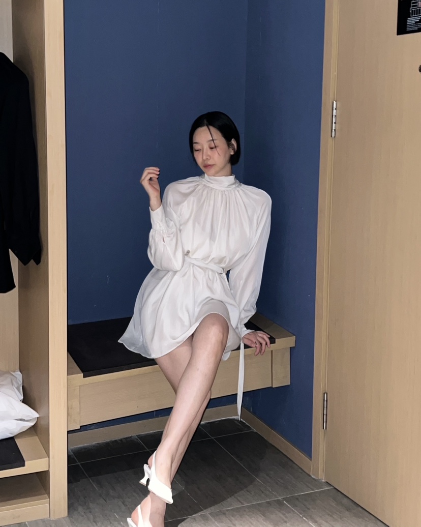 VERNI東大門實拍女裝新款人氣推薦真品熱賣時尚連衣裙圍巾VERNI連衣裙