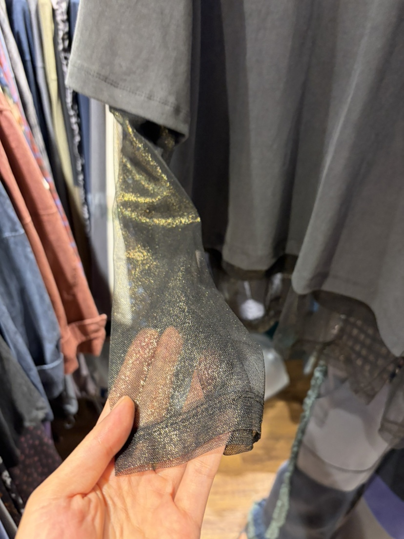 MERCI LINDA東大門實拍女裝新品真品休閑長袖T恤絲帶層疊MERCI LINDA長袖T恤