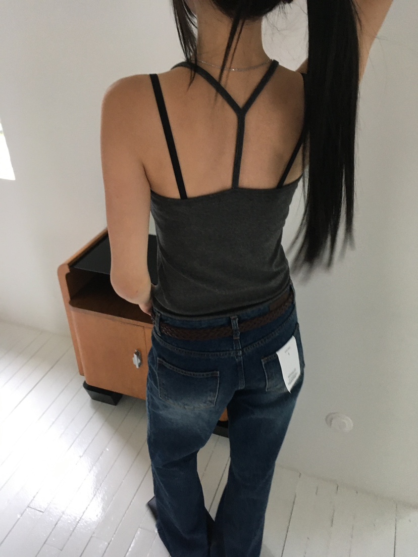 MINIMUZE韓國代購女士新品真品時尚人氣休閑推薦吊帶背心MINIMUZE吊帶/背心