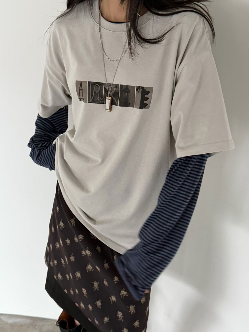 ARKIE/TAF韓國代購女士新品人氣熱賣真品時尚推薦休閑T恤ARKIE/TAFT恤