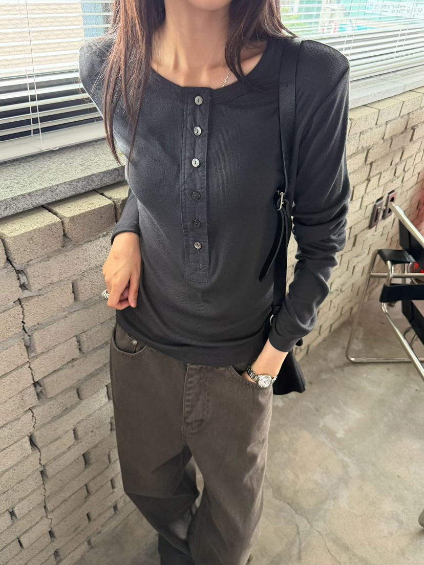 ARKIE/TAF東大門代購女士新品時尚休閑熱賣推薦真品長袖T恤ARKIE/TAF長袖T恤