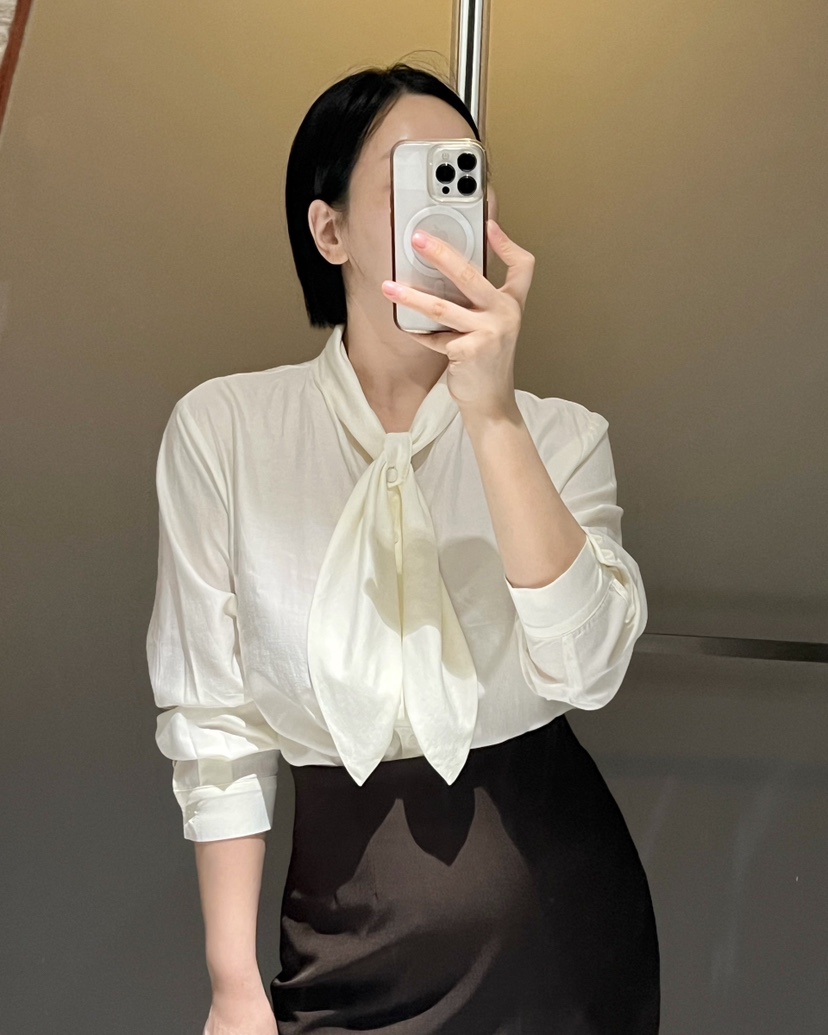 VERNI東大門代購女士新品休閑人氣推薦時尚襯衫蕾絲衫絲帶VERNI襯衫/蕾絲衫