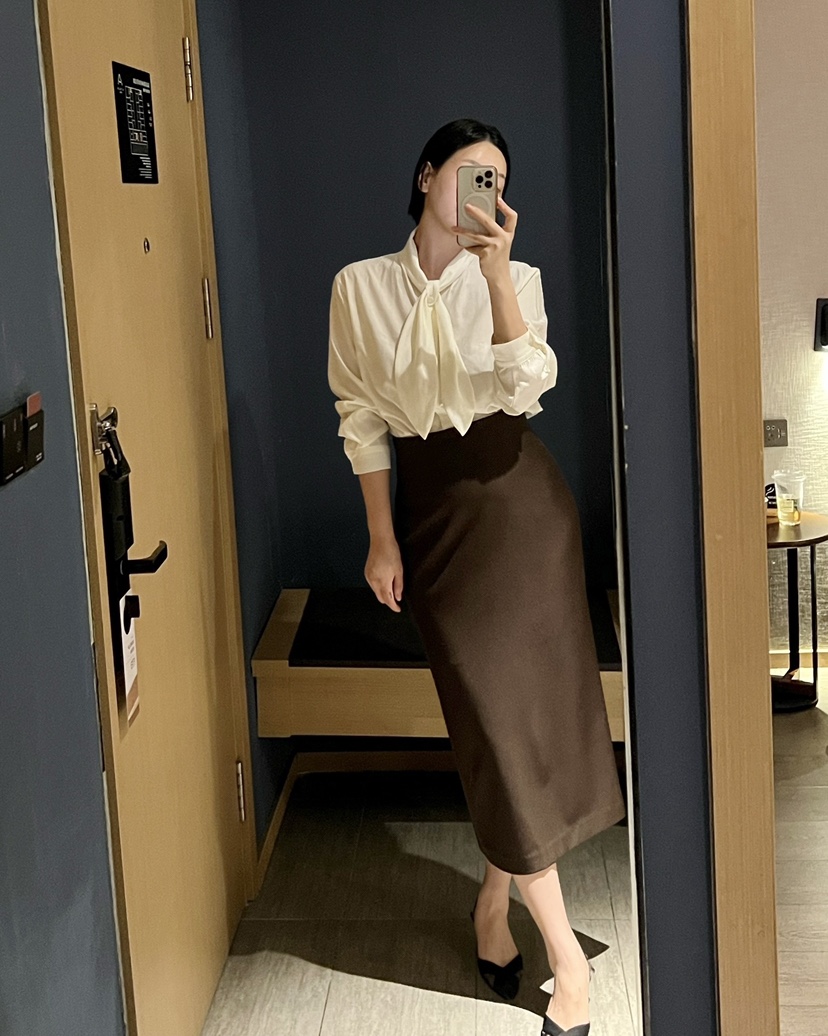VERNI東大門代購女士新品休閑人氣推薦時尚襯衫蕾絲衫絲帶VERNI襯衫/蕾絲衫