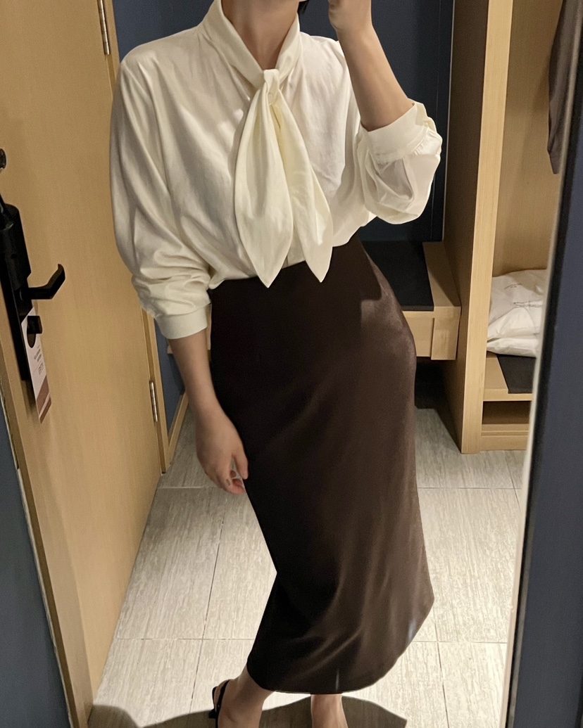 VERNI東大門代購女士新品休閑人氣推薦時尚襯衫蕾絲衫絲帶VERNI襯衫/蕾絲衫