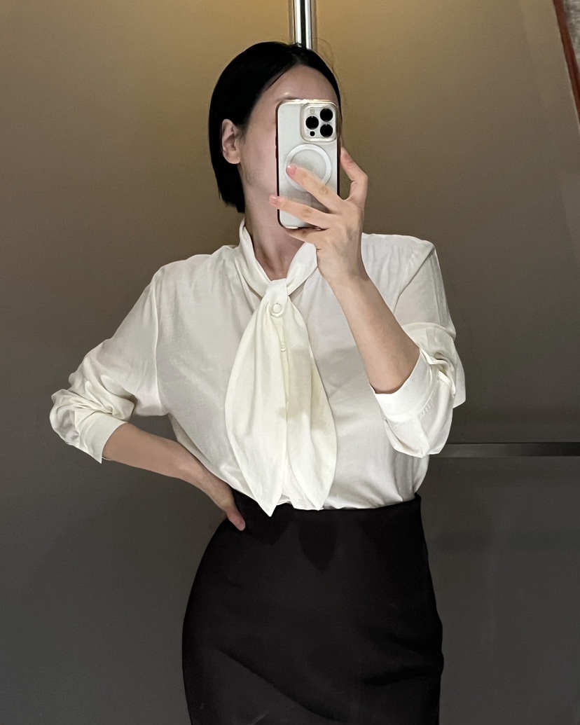 VERNI東大門代購女士新品休閑人氣推薦時尚襯衫蕾絲衫絲帶VERNI襯衫/蕾絲衫
