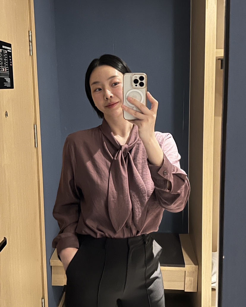 VERNI東大門代購女士新品休閑人氣推薦時尚襯衫蕾絲衫絲帶VERNI襯衫/蕾絲衫