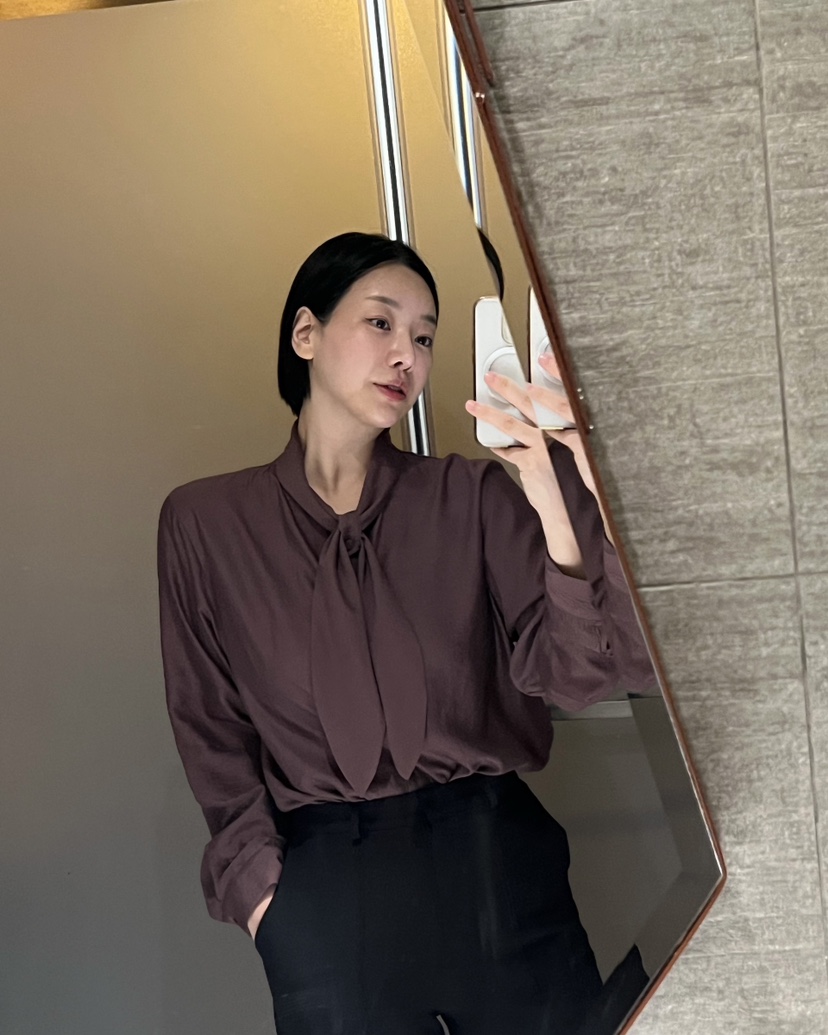 VERNI東大門代購女士新品休閑人氣推薦時尚襯衫蕾絲衫絲帶VERNI襯衫/蕾絲衫