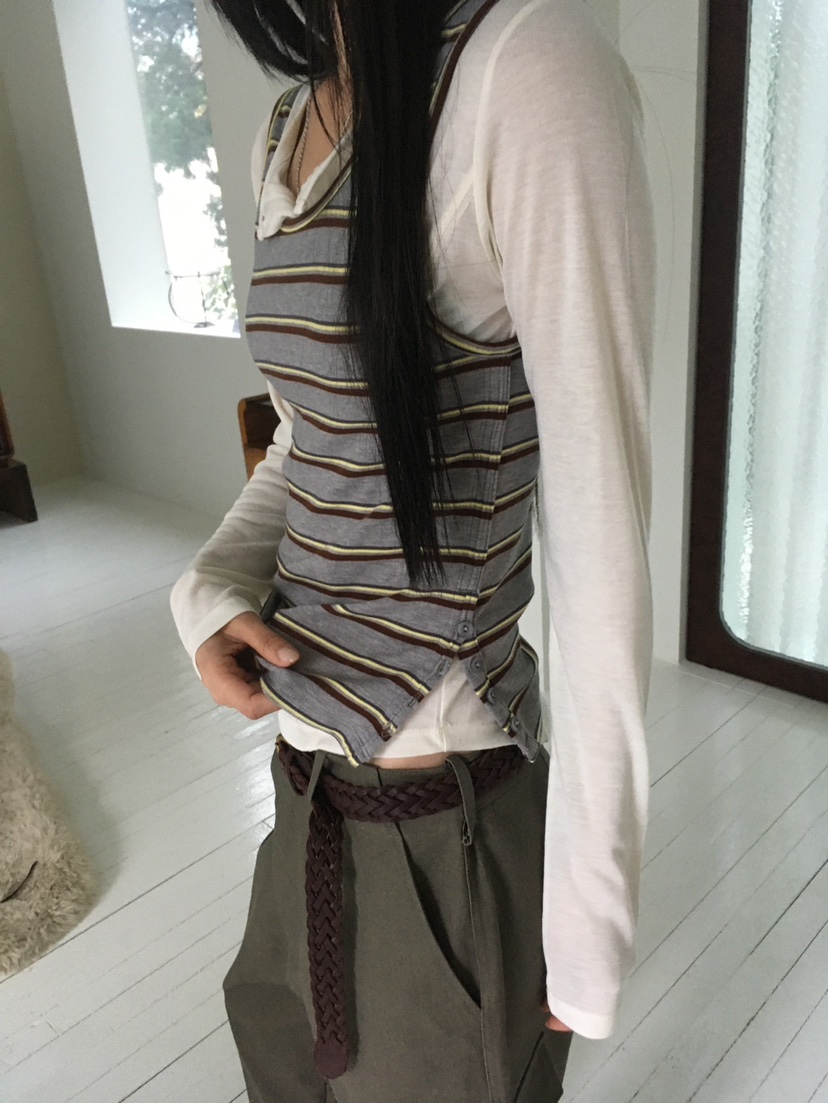 MINIMUZE韓國直郵女裝新品熱賣推薦真品休閑時尚人氣長袖T恤MINIMUZE長袖T恤