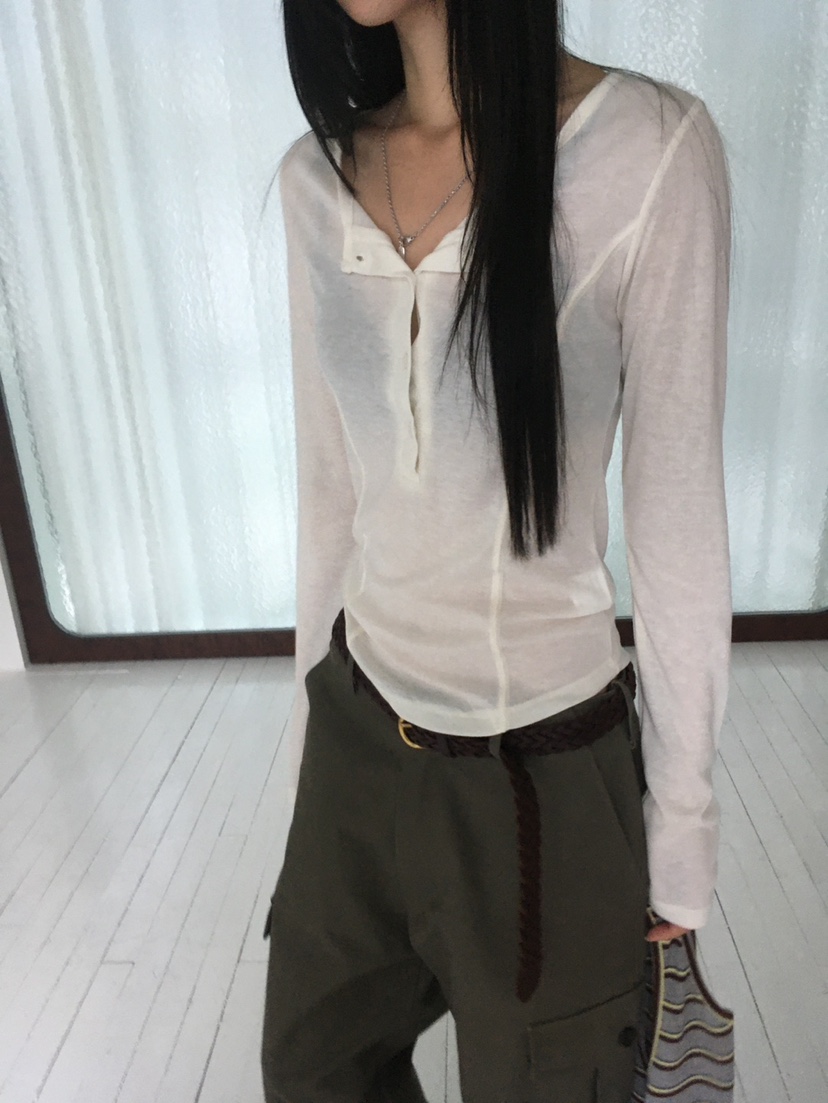 MINIMUZE韓國直郵女裝新品熱賣推薦真品休閑時尚人氣長袖T恤MINIMUZE長袖T恤