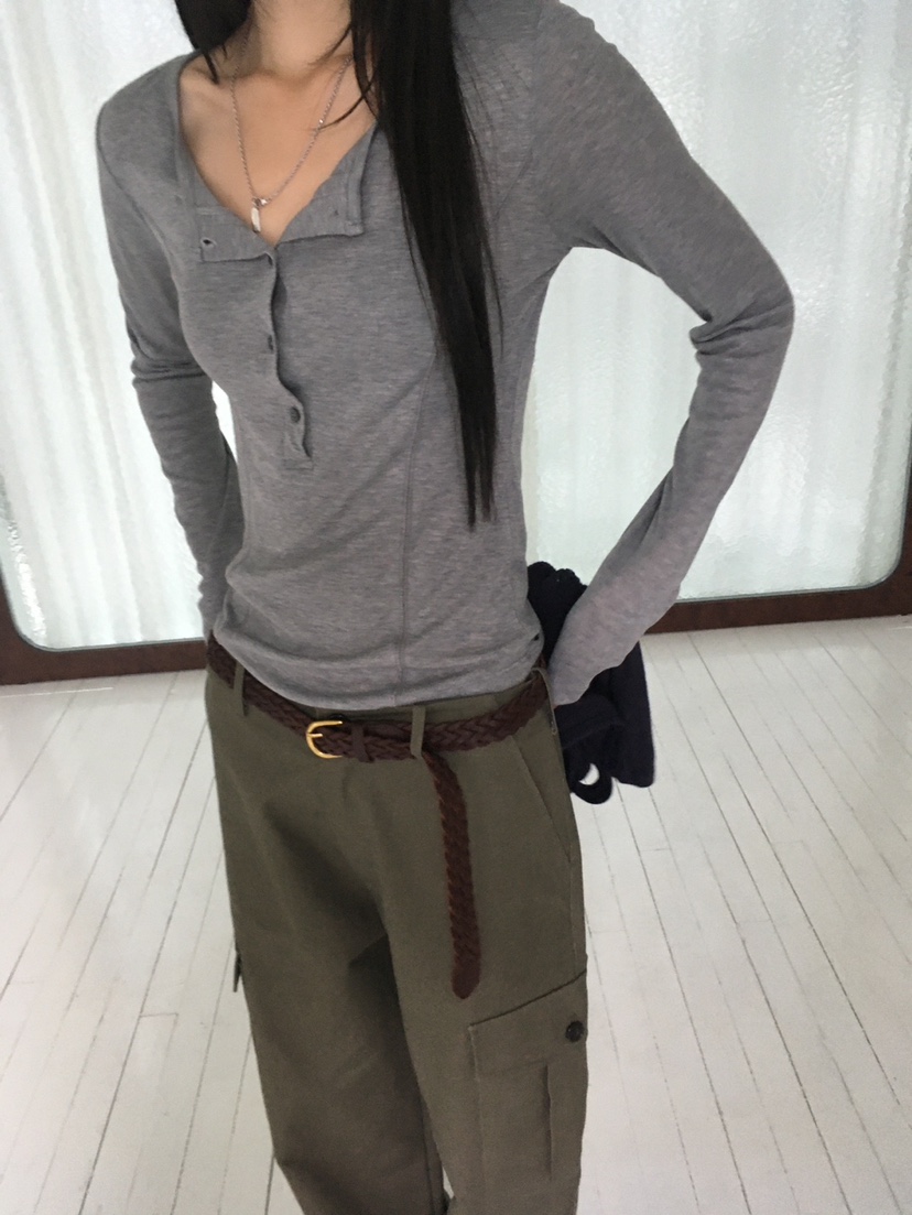 MINIMUZE韓國直郵女裝新品熱賣推薦真品休閑時尚人氣長袖T恤MINIMUZE長袖T恤