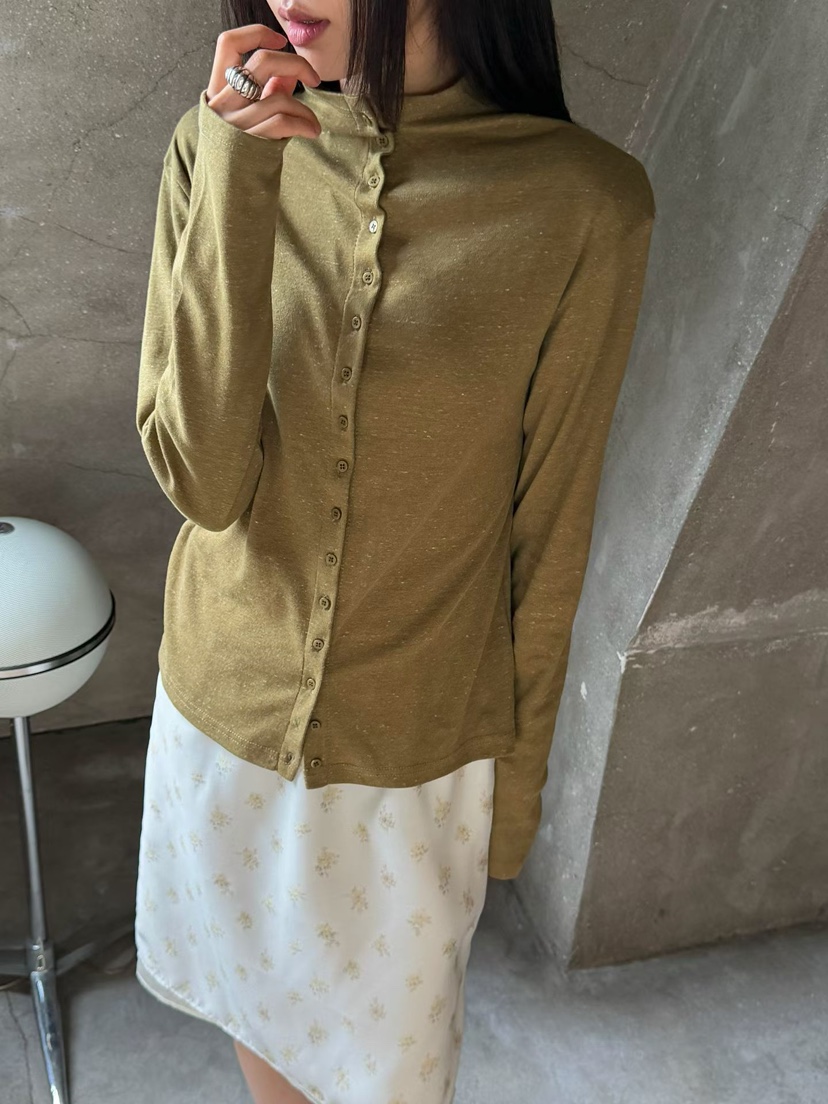 ARKIE/TAF韓國直郵女裝新品推薦真品時尚人氣熱賣開衫高領ARKIE/TAF開衫