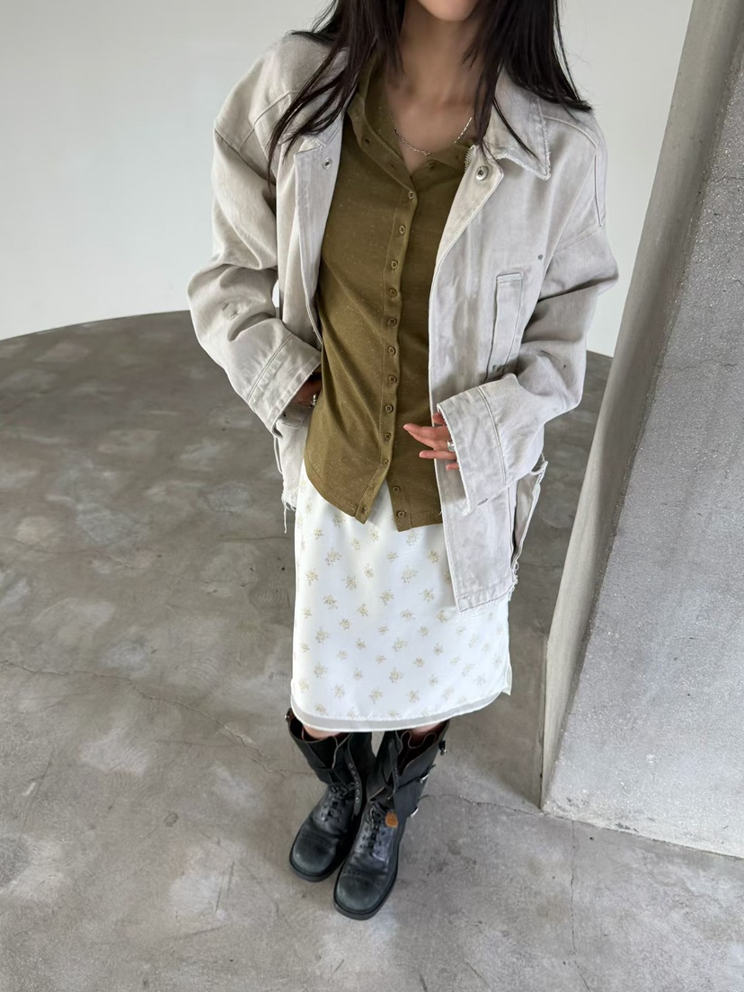 ARKIE/TAF韓國直郵女裝新品推薦真品時尚人氣熱賣開衫高領ARKIE/TAF開衫
