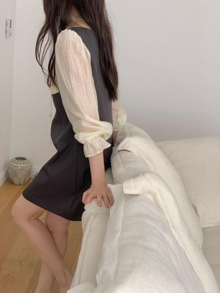 CRONG韓國直郵女裝新品休閑人氣推薦真品時尚熱賣連衣裙CRONG連衣裙