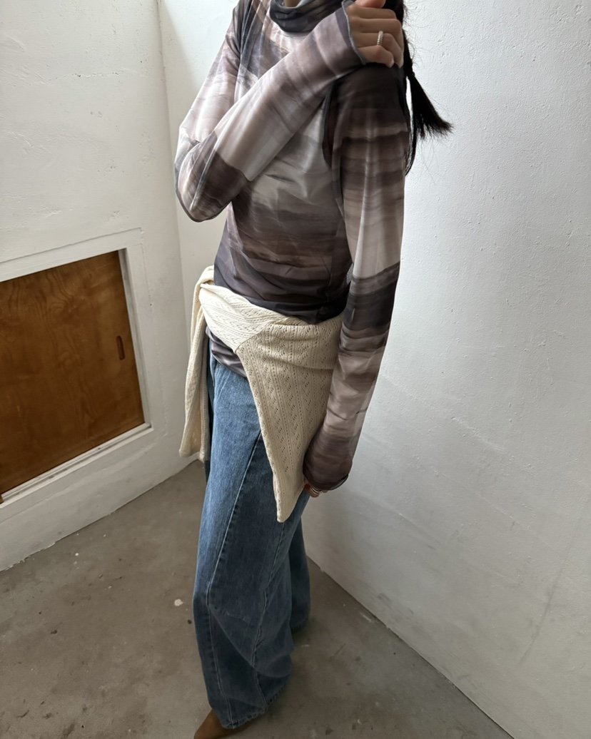 HOWDY/FACT THE NERD東大門直郵女士新款時尚人氣牛仔褲HOWDY/FACT THE NERD牛仔褲