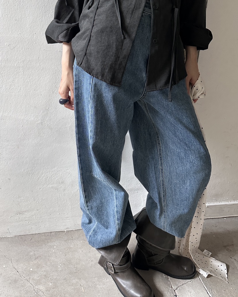HOWDY/FACT THE NERD東大門直郵女士新款時尚人氣牛仔褲HOWDY/FACT THE NERD牛仔褲