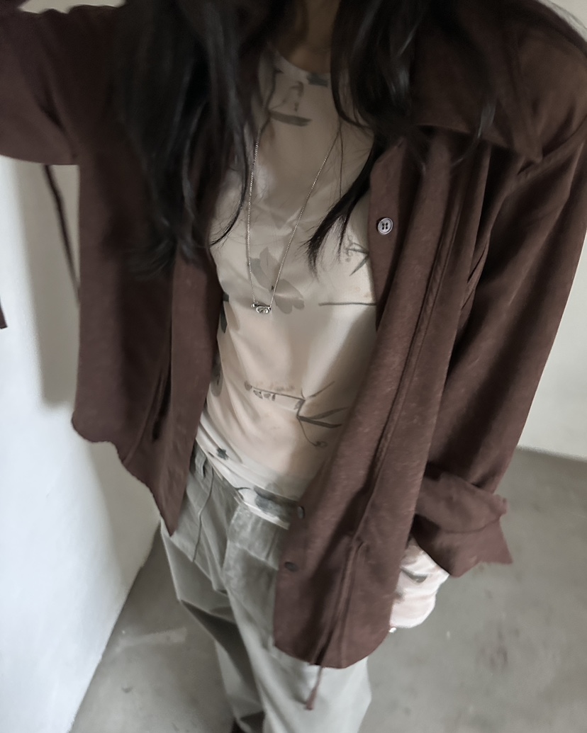HOWDY/FACT THE NERD韓國直郵女裝新品真品襯衫蕾絲衫絲帶HOWDY/FACT THE NERD襯衫/蕾絲衫