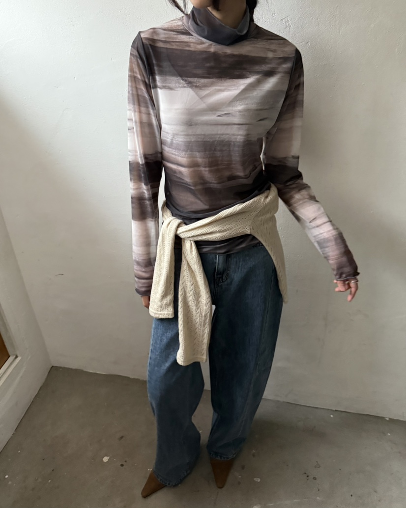 HOWDY/FACT THE NERD東大門代購女裝新品人氣熱賣長袖T恤HOWDY/FACT THE NERD長袖T恤