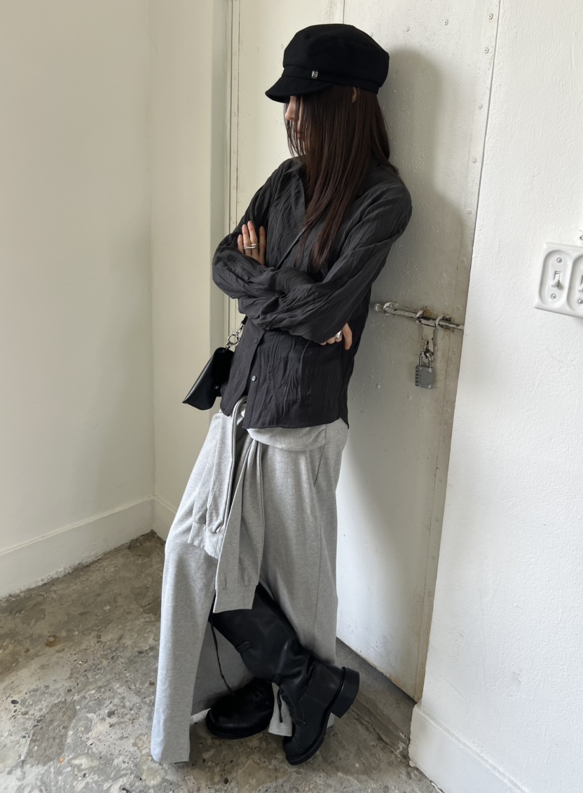 NOVUS韓國代購女裝新品休閑推薦真品熱賣時尚人氣長裙系帶NOVUS長裙