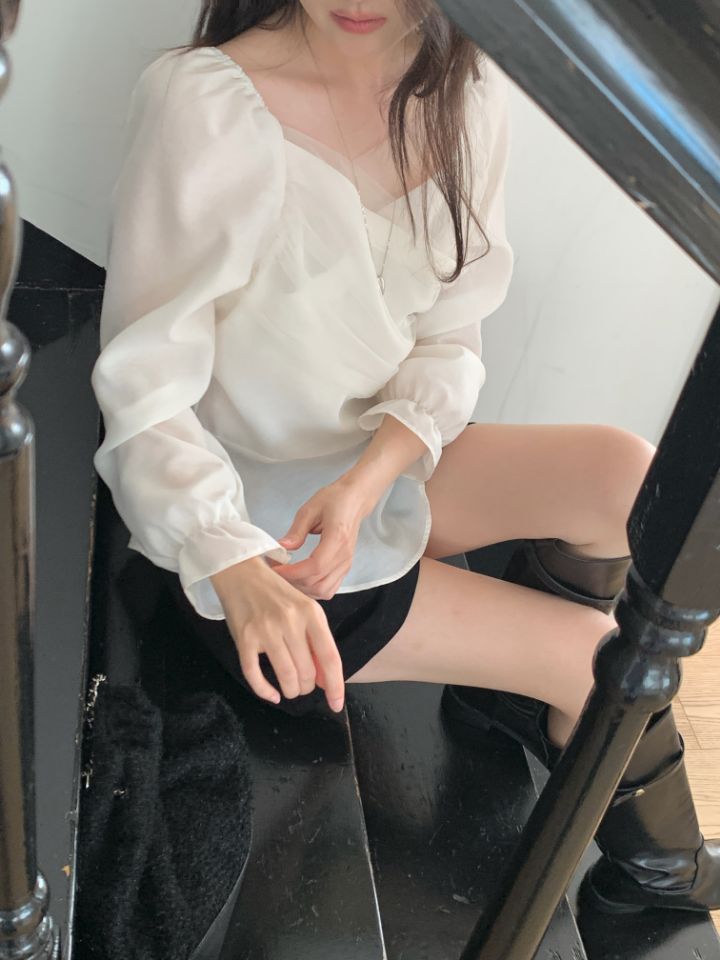 CRONG東大門直郵女士新款人氣時尚推薦真品休閑襯衫蕾絲衫CRONG襯衫/蕾絲衫