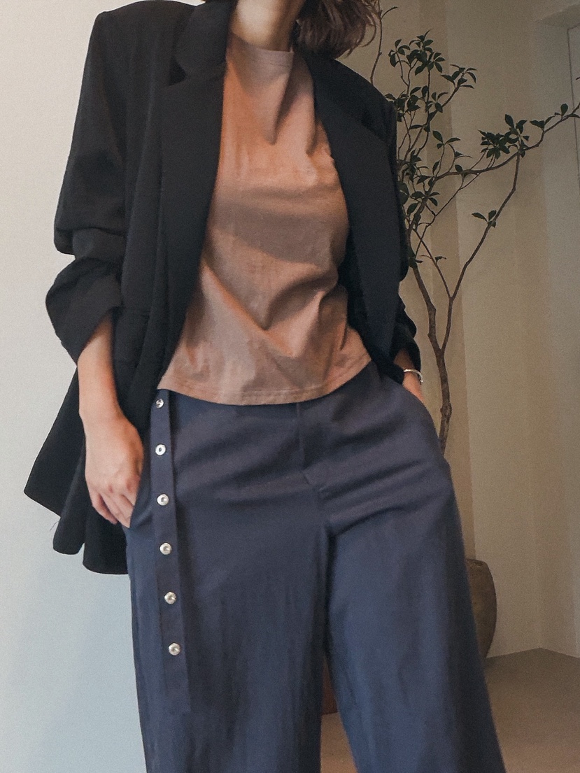 PARIS MATCH韓國代購女裝新品人氣推薦熱賣休閑休閑褲系帶PARIS MATCH休閑褲