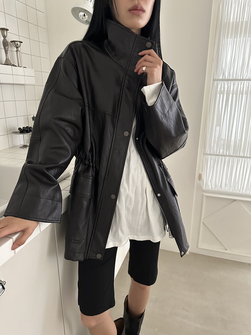NDE東大門代購女士新品人氣休閑熱賣推薦時尚真品皮衣皮革BOHEME_NDE皮衣
